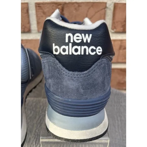 Men's New Balance Classic 574 Blue Athletic Sneaker Size 7.5D