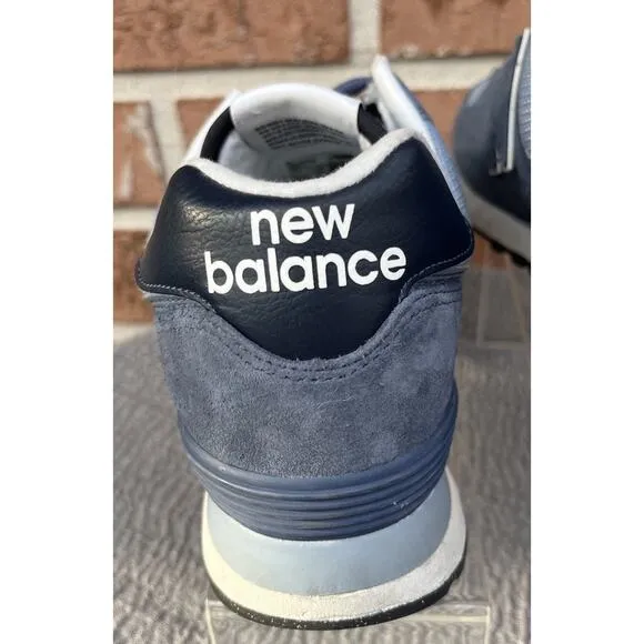 Men's New Balance Classic 574 Blue Athletic Sneaker Size 7.5D