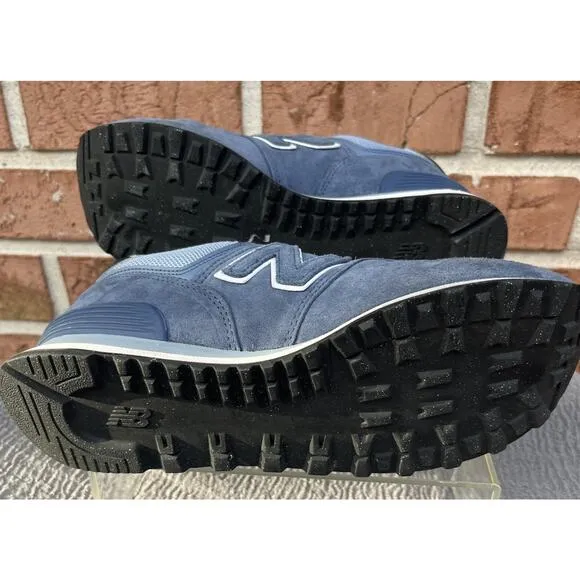 Men's New Balance Classic 574 Blue Athletic Sneaker Size 7.5D