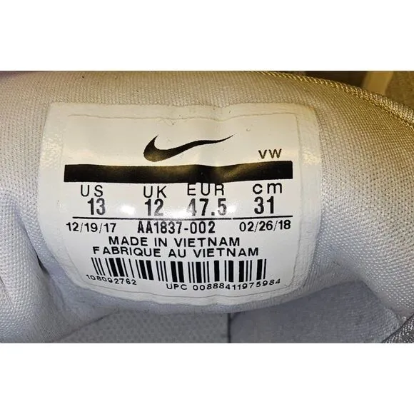 Men's Nike Roshe G Next Nature Mesh Spikeless Golf Shoes size 13 UPC AA1837-002