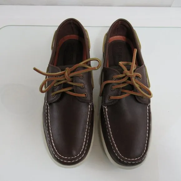 Men's SPERRY TOP SIDER Billfish 3 Eye Classic Boat Shoes Brown Size 11