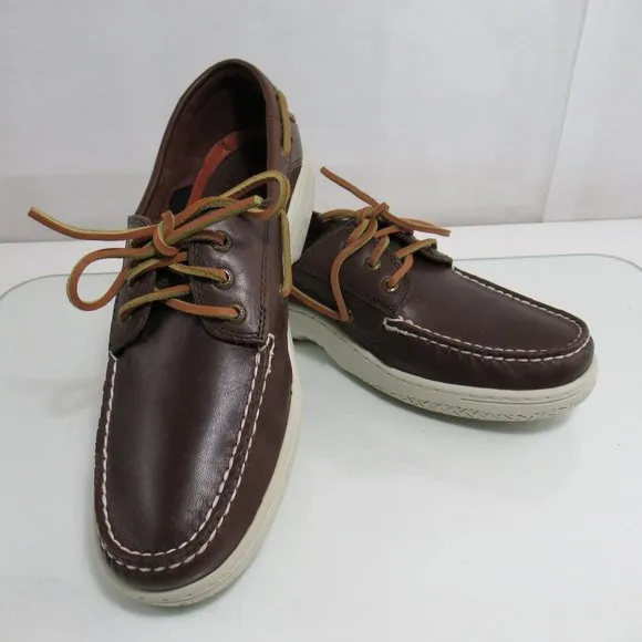 Men's SPERRY TOP SIDER Billfish 3 Eye Classic Boat Shoes Brown Size 11