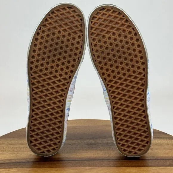 Mens Vans Classic Slip On‎ Pride Rainbow Skateboarding Sneakers Shoes Size 9.5 D