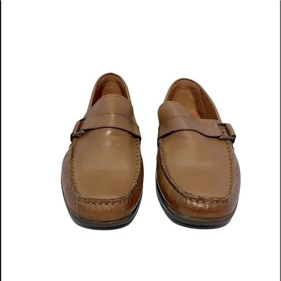 Men’s Giorgio Brutini Le Glove Brown Leather Driving Loafers Size 10 NWOT