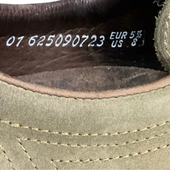 Mephisto Match Camel Suede Leather Women’s Walking Shoes Size 8