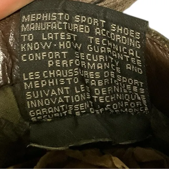Mephisto Match Camel Suede Leather Women’s Walking Shoes Size 8