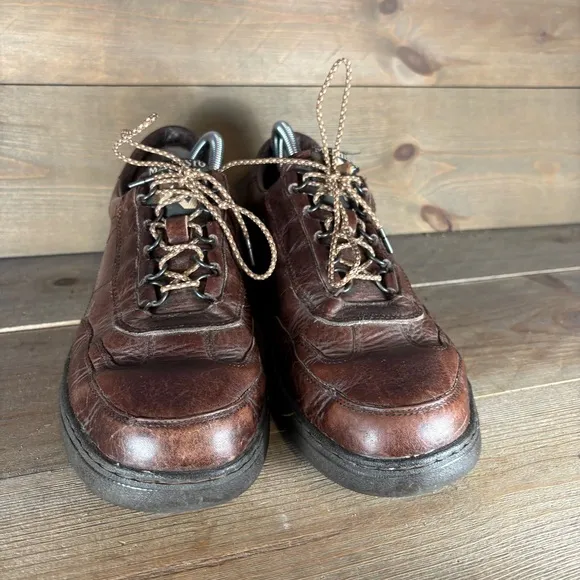 mephisto match runoff mens size 10 shoes brown leather comfort walking sneakers