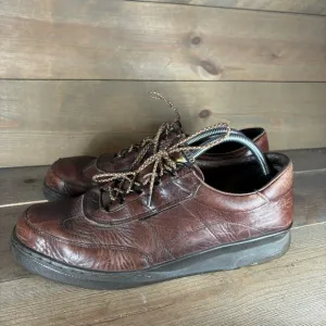 mephisto match runoff mens size 10 shoes brown leather comfort walking sneakers