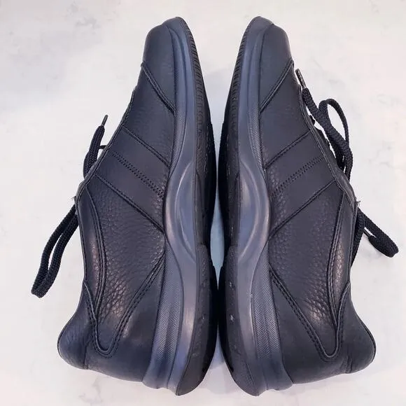 Mephisto Runoff Air-Jet Black Genuine Leather Walking Shoes (?) Men's Size 8.5