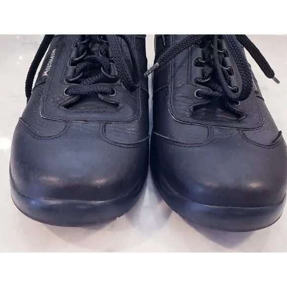 Mephisto Runoff Air-Jet Black Genuine Leather Walking Shoes (?) Men's Size 8.5