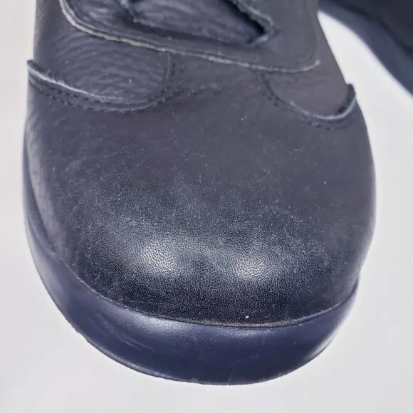 Mephisto Runoff Air-Jet Black Genuine Leather Walking Shoes (?) Men's Size 8.5