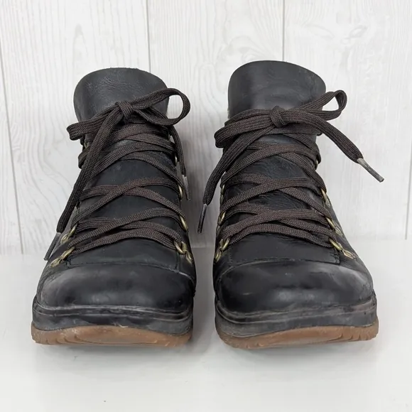 Merrell Eventyr Bluff Fashion Hiking Boots Size 9 Women's Black Brown Leather