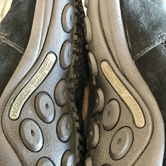 Merrell Performance Black Suede Leather Comfort Slip on Shoes Women’s Size 6