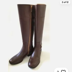 Michael Kors Brown Leather Knee-High Boots