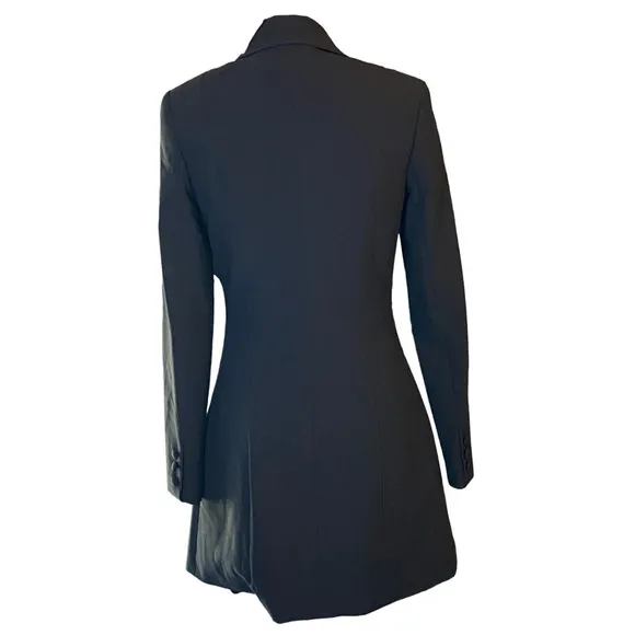 Minimalistic Jay &amp; Godfrey Womens 2 Tuxedo Mini Chic Black Dress Old Money NWT
