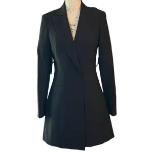 Minimalistic Jay &amp; Godfrey Womens 2 Tuxedo Mini Chic Black Dress Old Money NWT