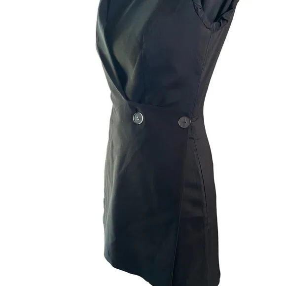 Minimalistic Jay &amp; Godfrey Womens 2 Tuxedo Mini Chic Black Dress Old Money NWT