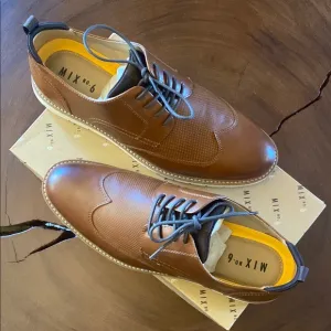 Mix No. 6 Men's Cognac Oxford Shoes/ Size 13M/ NWT
