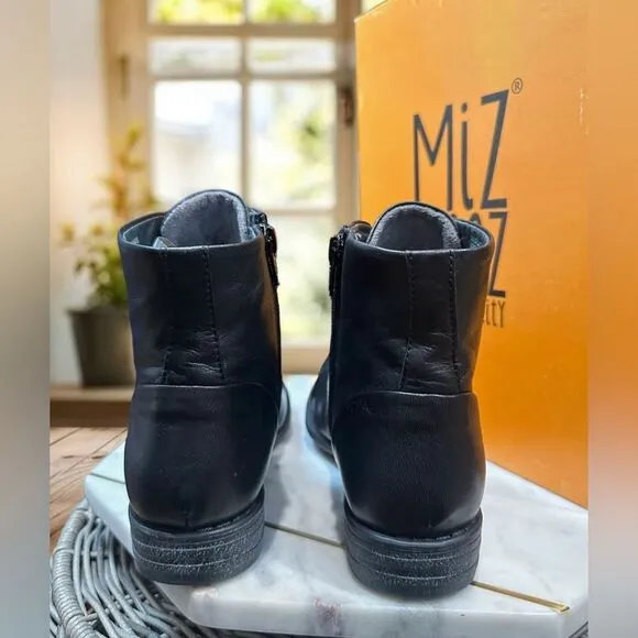 Miz Mooz Leather Lace Up Boots Size 6.5