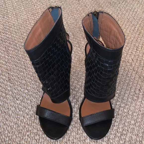 Modern Vintage zipper heeled shoes - 38.5