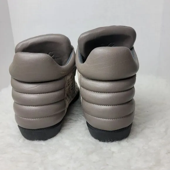 Monika Chiang Artemys Womens Size 10 Brown Suede High Top Leather Shoes