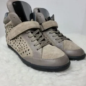Monika Chiang Artemys Womens Size 10 Brown Suede High Top Leather Shoes