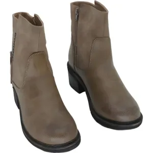 MUK LUKS Women's Logger Boots, Taupe - Size 6.5