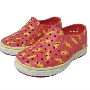 Native Mile Sugarlite Print Red Lightning Bolt Shoes