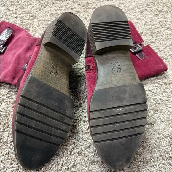 Naturalizer Merlot Burgundy Red Boots