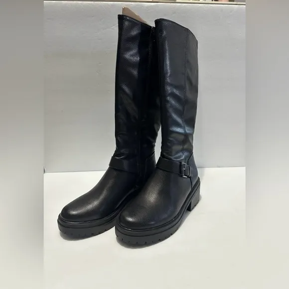 Naturalizer Womens Adler Black Fashion Boots Size 9m