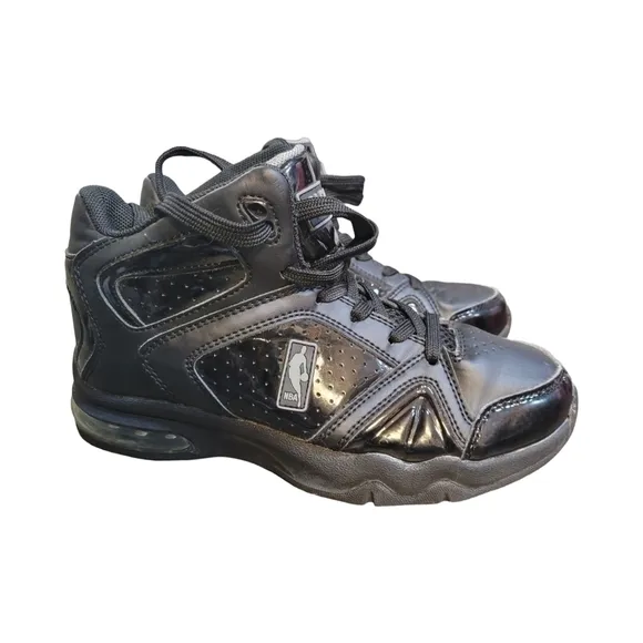 NBA Vintage Black Boys Basketball Shoes