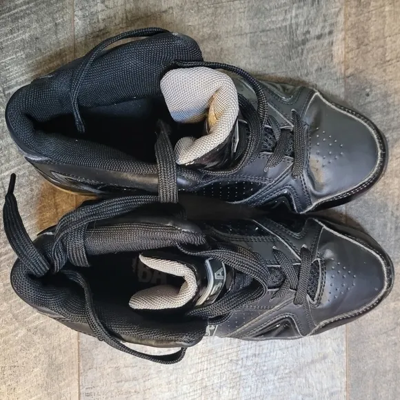 NBA Vintage Black Boys Basketball Shoes