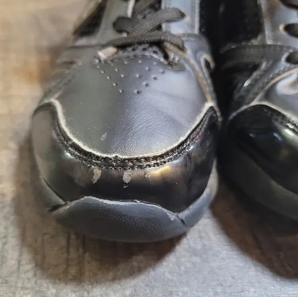 NBA Vintage Black Boys Basketball Shoes