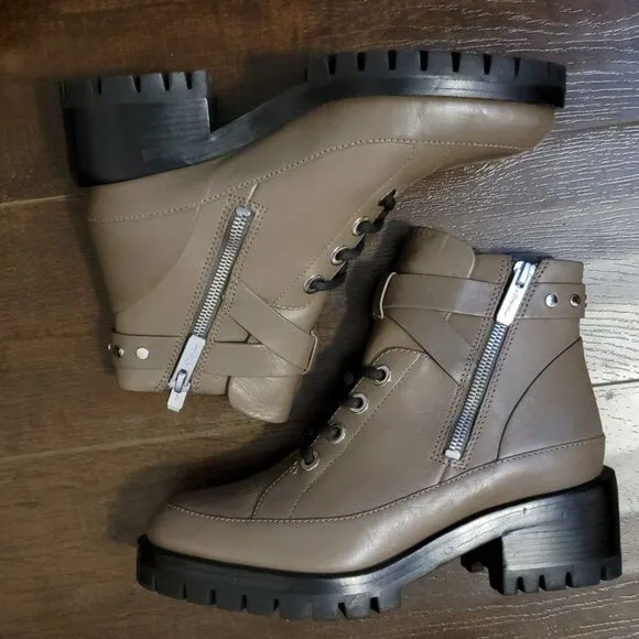 NEW 3.1 Phillip Lim Hayett Boots Womens 6 Chic Shiny Liquid Leather Luxury
