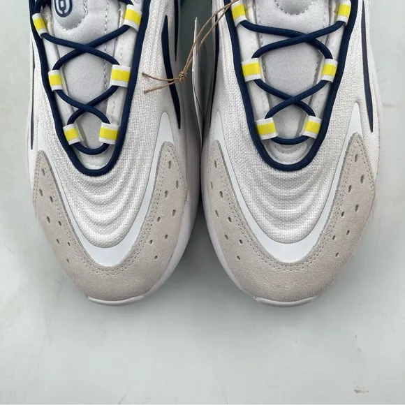 NEW! Adidas Men’s Originals Ozelia White/Blue/Yellow Running Shoes - Size 10