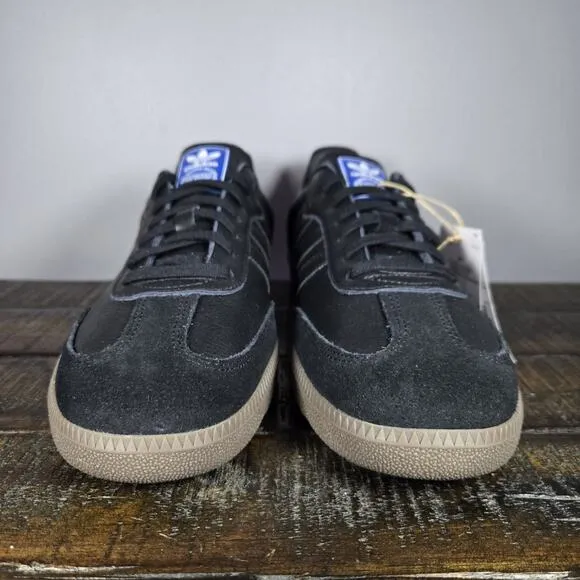 NEW Adidas Samba OG Mens Size 13 Low Top Shoes Sneakers Black Gum Brown IE3438