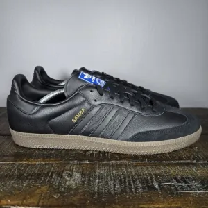 NEW Adidas Samba OG Mens Size 13 Low Top Shoes Sneakers Black Gum Brown IE3438