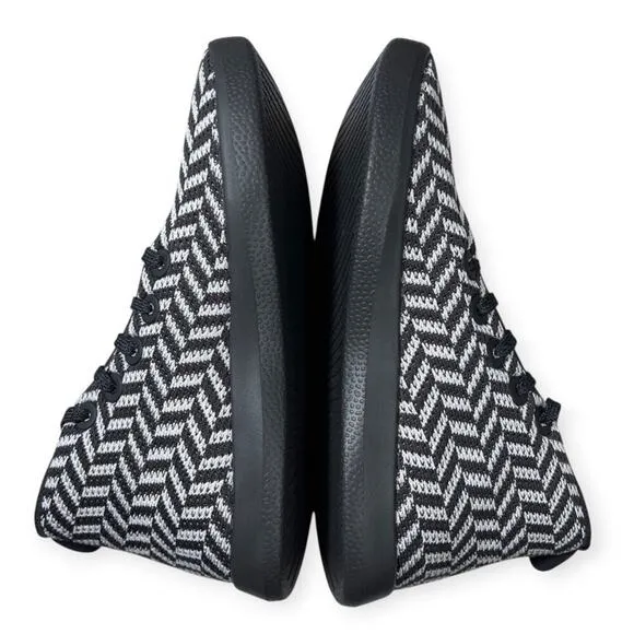NEW Allbirds Tree Topper SIZE 10 High Top Sneakers Shoes Waves ZigZag LIMITED
