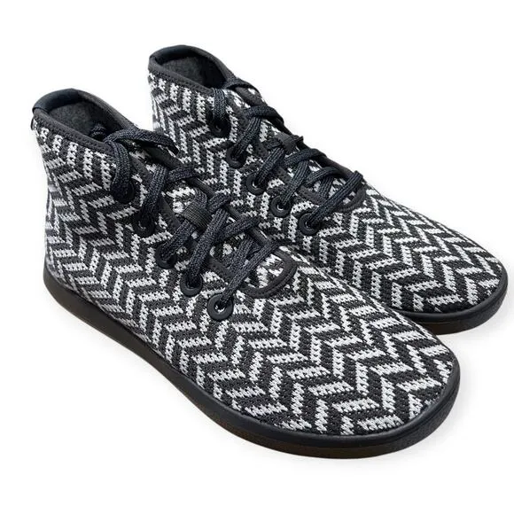 NEW Allbirds Tree Topper SIZE 10 High Top Sneakers Shoes Waves ZigZag LIMITED