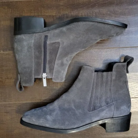 NEW Aquatalia Carmie Boots Womens 11 Suede Western Cottage Chic Designer City