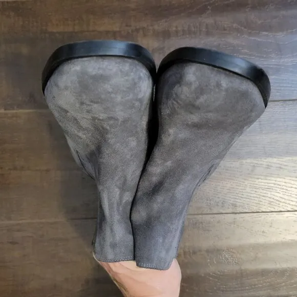 NEW Aquatalia Carmie Boots Womens 11 Suede Western Cottage Chic Designer City