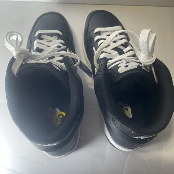 New Balance 480 High Top Shoes Black White Men’s Size 9 Ortholite Insoles