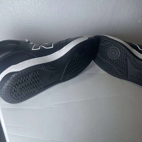 New Balance 480 High Top Shoes Black White Men’s Size 9 Ortholite Insoles