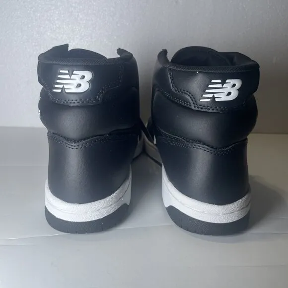 New Balance 480 High Top Shoes Black White Men’s Size 9 Ortholite Insoles