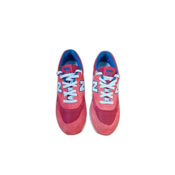 New Balance 496 Red Suede Sneakers Men's Size 9