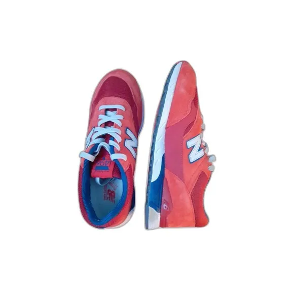 New Balance 496 Red Suede Sneakers Men's Size 9