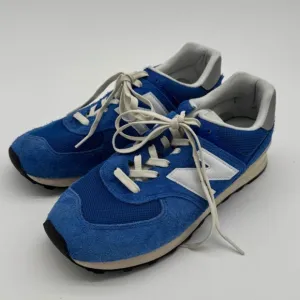 New Balance 574 Blue Suede Sneakers Classic Retro Running Shoes
