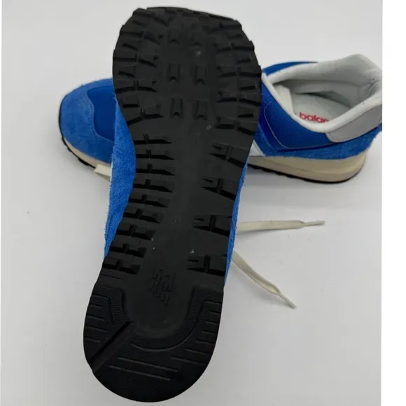 New Balance 574 Blue Suede Sneakers Classic Retro Running Shoes