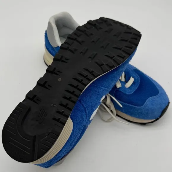 New Balance 574 Blue Suede Sneakers Classic Retro Running Shoes