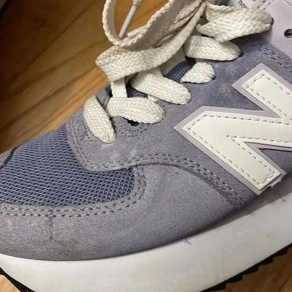 New Balance 574  Plus Womens Size 8.5 Platform Shoes WL574ZSD purple